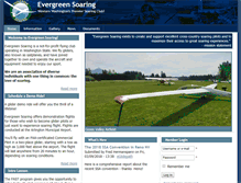 Tablet Screenshot of evergreensoaring.info